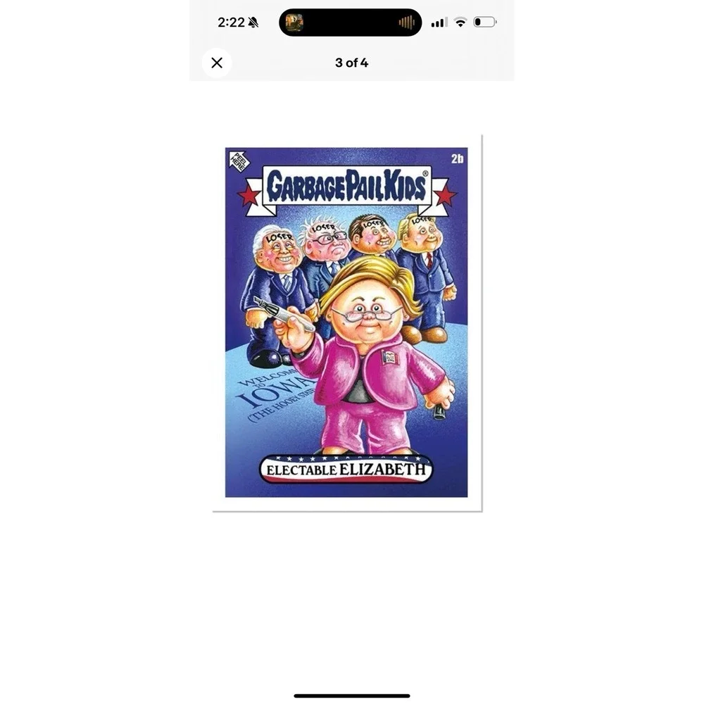 2020 Topps Electable Elizabeth #2b GPK